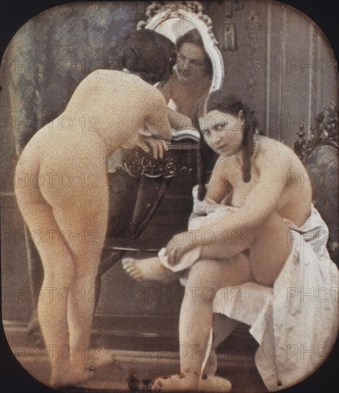 BELLOC AUGUSTO
RETRATO DE DOS MUJERES - FOTOGRAFIA REALIZADA HACIA 1854
MADRID, COLECCION SANCHEZ