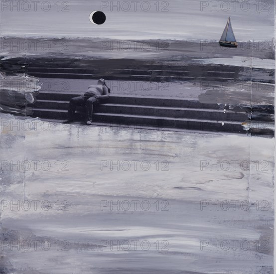 UGALDE JUAN 1958-
ECLIPSE DE SOL - 2004 - 50x50 - TECNICA MIXTA/TELA
MADRID, GALERIA SOLEDAD