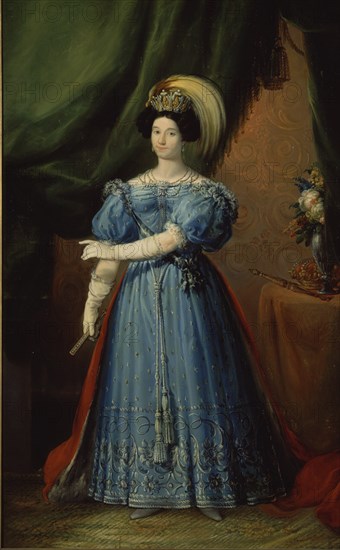 RETRATO DE LA REINA MARIA CRISTINA DE BORBON ESPOSA DE FERNANDO VII
MADRID, MINISTERIO