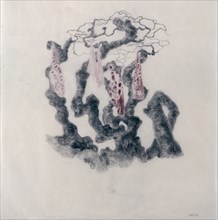 SICILIA JOSE MARIA 1954/
UN DESPERTAR SIN IMAGEN - DIBUJO - GRAFITO Y ACUARELA SOBRE PAPEL JAPONES