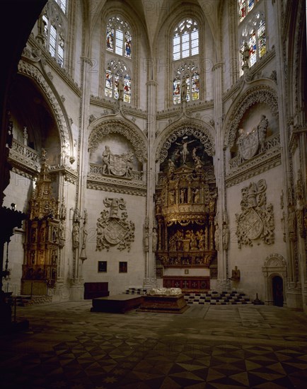 COLONIA SIMON
CAPILLA CONDESTABLE 1482/92 ESTILO DE TRANSICION GOTICO-RENACENTISTA-RETABLO POR