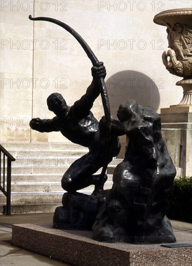 BOURDELLE ANTOINE 1861/1929
HERACLES ARQUERO CAZA LAS AVES DEL LAGO ESTINFALO-1909
NUEVA