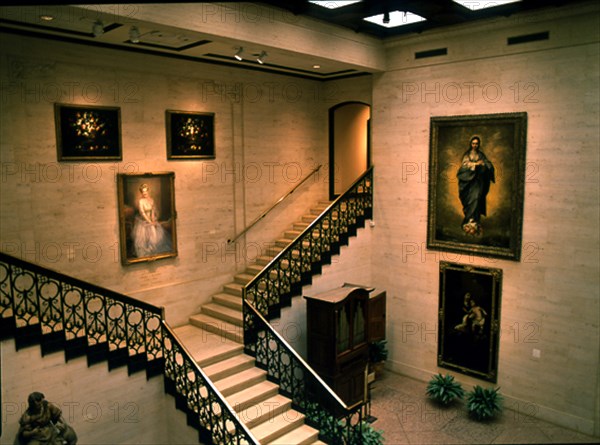INTERIOR- ANTIGUO EDIFICIO DEL MUSEO HASTA MARZO 2001-ESCALERA
DALLAS-TEXAS, MUSEO MEADOWS/U