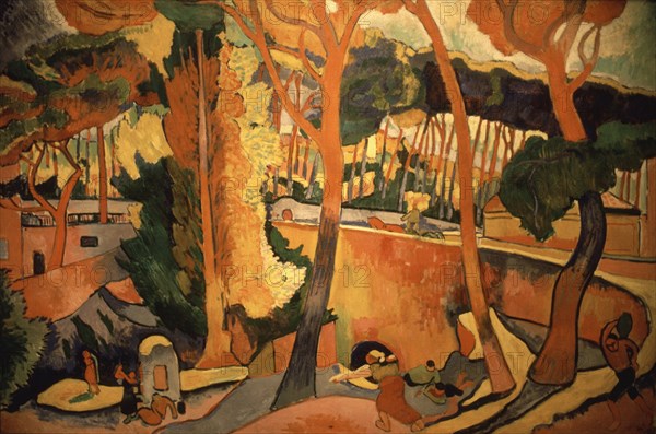 DERAIN ANDRE 1880/1954
EL CAMINO EN CURVA-L'ESTAQUE-1906-       130x195 cm
HOUSTON-TEXAS, MUSEO