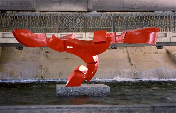 CHIRINO MARTIN 1925
MEDITERRANEA - 1972 - ACERO PINTADO AL DUCO - 150x370x50
MADRID, MUSEO AL