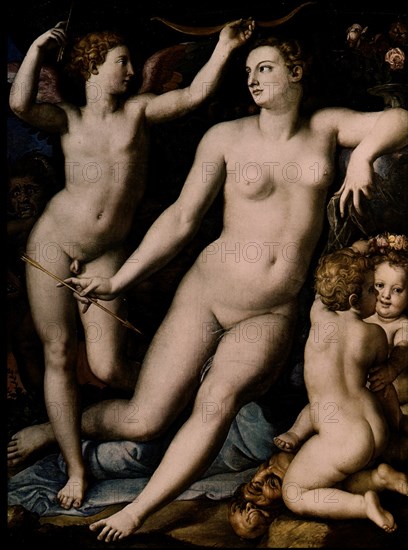 BRONZINO 1503/72
R- VENUS EL AMOR Y LOS CELOS - S XVI - RENACIMIENTO ITALIANO
BUDAPEST, MUSEO