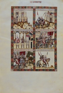 The King of Granada besieges the castle of Chincoya