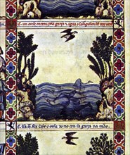 ALFONSO X EL SABIO 1221/84
D-MTI1-CANTIGA STA MARIA Nº142-F198R-D-ACCIDENTE DE CAZA EN LA