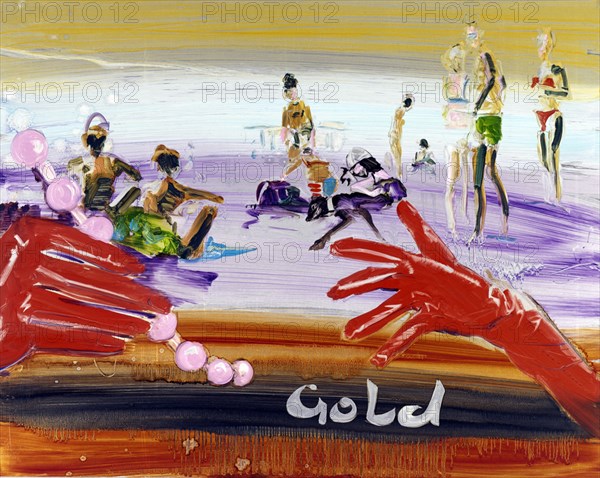 KOSTER MATTIAS 1961/
D- GOLD - 2003 - OLEO/ALUMINIO - 58x78
MADRID, GALERIA DISTRITO