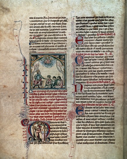 ALFONSO X EL SABIO 1221/84
PARTIDA DE ALFONSO X EL SABIO - ADD 20787 - MANUSCRITO S XIII
LONDRES,