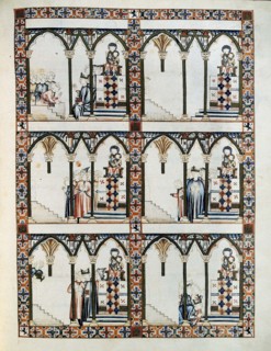 Alfonso X of Castile, Virgin Mary turning the Devil statue into black