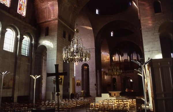 INTERIOR DE LA CATEDRAL - S XII - ARQUITECTURA ROMANICA BIZANTINA
PERIGUEUX, CATEDRAL DE SAINT