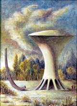 PEREZ VILLALTA GUILLERMO 1948-
CHATEAUX D'EAU - 2003 - TEMPLE/LIENZO - 22x16
MADRID, GALERIA