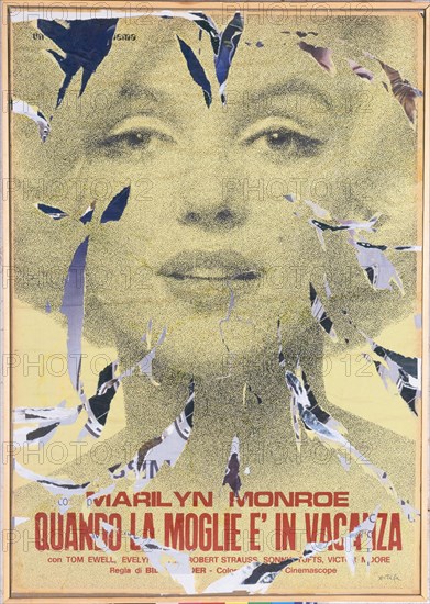 ROTELLA MIMMO 1918/
MARILYN LANGUIDA 2  - 1998 - 100x70 - DECOLLAGE
MADRID, COLECCION IGNACIO