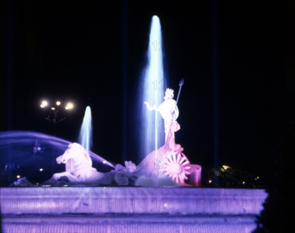 MENA JUAN PASCUAL DE 1707/1784
FUENTE DE NEPTUNO ILUMINADA CON MOTIVO DE LA BODA DE FELIPE DE