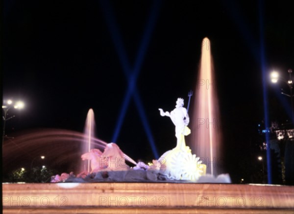 MENA JUAN PASCUAL DE 1707/1784
FUENTE DE NEPTUNO ILUMINADA CON MOTIVO DE LA BODA DE FELIPE DE