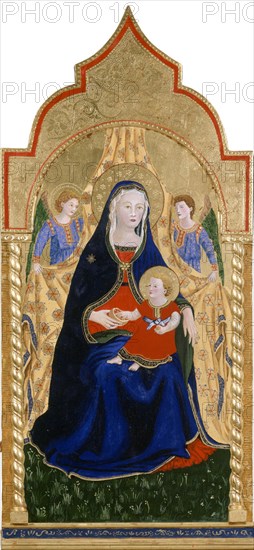MINGUEZ SAGRARIO
VIRGEN DE LA GRANADA-2004- PINTURA AL TEMPLE CON ESTOFADO SOBRE PAN DE ORO -