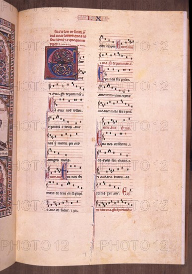 ALFONSO X EL SABIO 1221/84
MTI1-CANTIGA STA MARIA Nº60-F88R-TEXTO-ESTROFA EN VERSO GALAICO