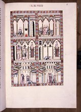 ALFONSO X EL SABIO 1221/84
MTI1-CANTIGA STA MARIA Nº68- F101R-RECONCILIACION DE MUJERES RIVALES EN