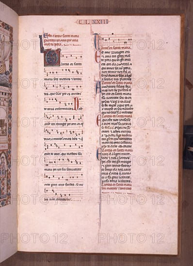 ALFONSO X EL SABIO 1221/84
MTI1-CANTIGA STA MARIA Nº173-F230R-TEXTO-ESTROFA EN VERSO GALAICO