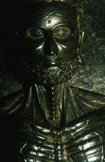 Statue de Bouddha jeûnant, musée de Lahore, Pakistan
