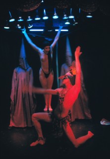 Punishment ritual carried out during a secret cult