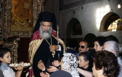 Greek orthodox communion, Church of Nativity, Bethleem