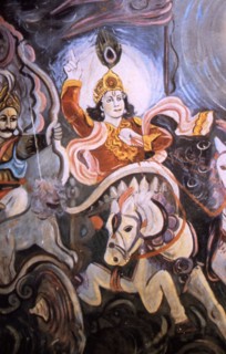 Krishna, conducteur du char d'Arjuna : l'épopée du Mahâbhârata