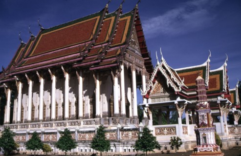 Bot (Sanctuaire) et Vihara, en Thaïlande