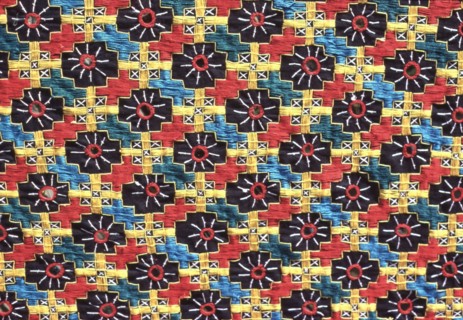 Broderie à motifs géométriques, de Sind au Pakistan