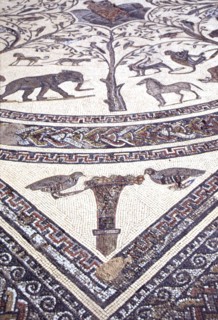 Roman mosaic, Animals scene