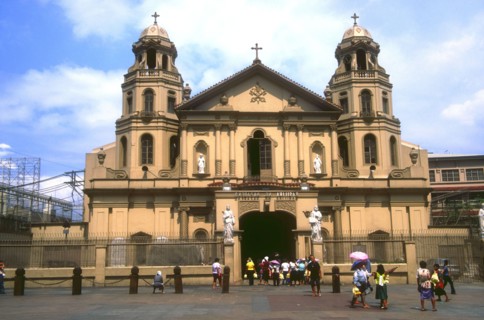 Eglise de Quiapo, à Manille