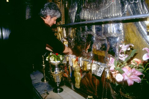 Icon at Panormitis monastery