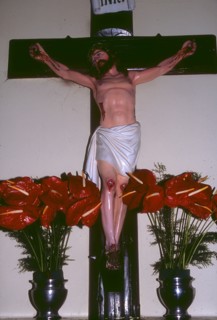 Christ sur la croix, au Sri Lanka