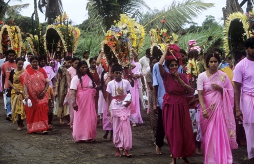 Thaipusam procession in Mauritius