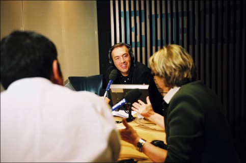 02/25/2004. Jean-Marc Morandini close-up in Paris