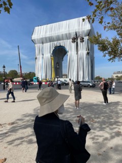 Emballage de l'Arc de Triomphe de l'Etoile par Christo