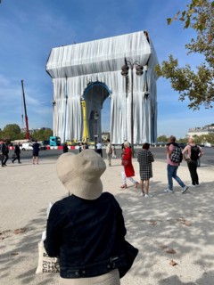Emballage de l'Arc de Triomphe de l'Etoile par Christo