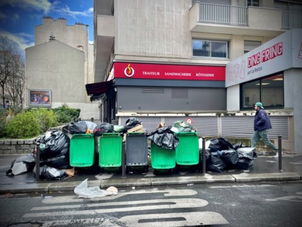 Poubelles à Paris (mars 2023)