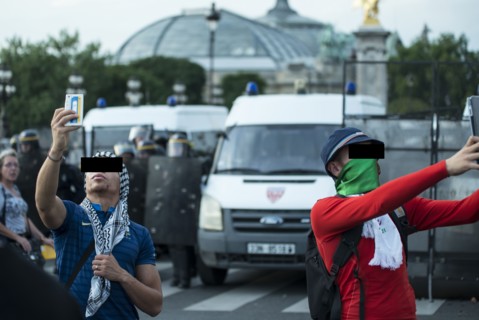 Manifestation pro palestine à Paris