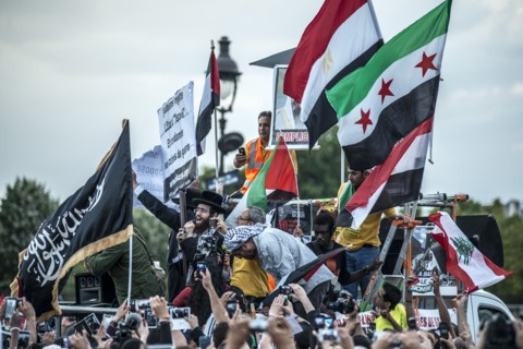 Manifestation pro palestine à Paris