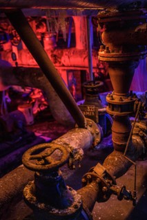 Canalisations d'eau rouillées
