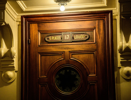 Entrance to a box at the Opéra Garnier in Paris