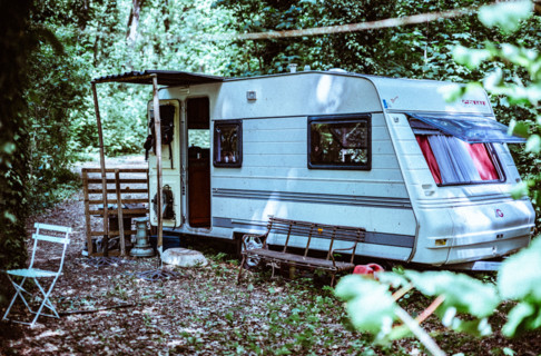 Caravane abandonnée