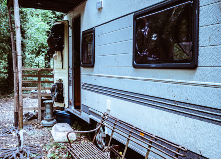 Caravane abandonnée