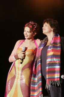Victoria Abril and Maurane, 2006