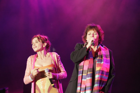 Victoria Abril and Maurane, 2006