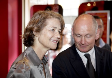 Charlotte Rampling et Christophe Girard, 2010