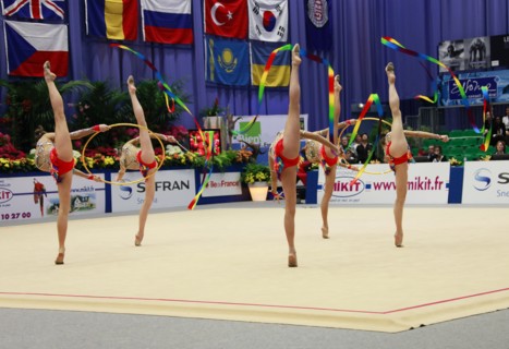 Tournoi international de gymnastique rythmique de Corbeil Essonnes 2012