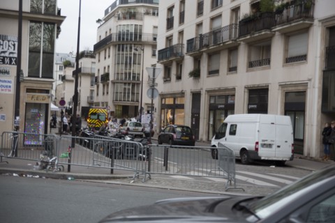 Hommage au lendemain de l'attentat de Charlie Hebdo, 2015